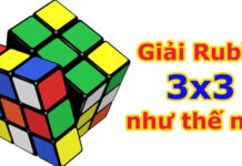 Cách giải, xếp khối Rubik 3×3
