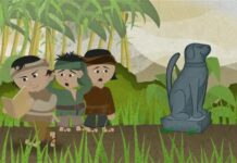 Chàng học trò và con chó đá