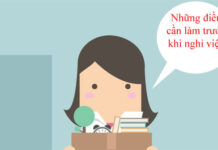 8 điều bạn cần làm trước khi nghỉ việc