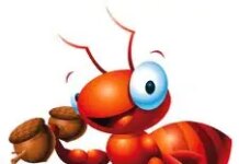 Đàn kiến con ngoan quá !