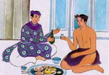 Thịt gà thuốc chồng