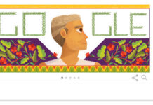 Google thay đổi Doodle để tôn vinh Baba Amte