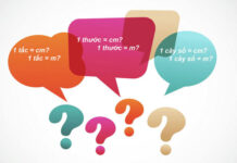 1 tấc, 1 li, 1 phân, 1 thước bằng bao nhiêu mét, cm?