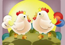 Người săn chim, gà gô và gà trống