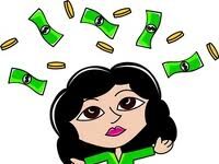 Thưa cô, cô giàu có phải không ạ?