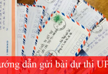 Cách gửi bài dự thi UPU lần thứ 52 năm 2023