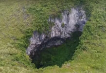 Hố sụt khổng lồ tại Trung Quốc bất ngờ hé lộ một kỳ quan thiên nhiên ở đẳng cấp thế giới