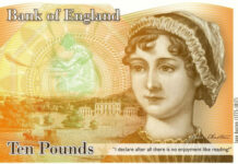 Kỷ niệm 200 năm ngày mất của Jane Austen trên tờ bảng Anh
