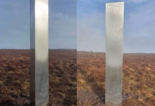 Khối trụ bí ẩn “trông như UFO” xuất hiện ở xứ Wales