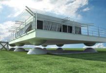 Ngắm mẫu “nhà bay” chống động đất của Nhật Bản, đúng là xứ Nhật, không gì là không thể!