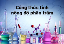 Công thức tính nồng độ phần trăm (C%)