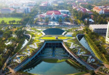 Thiết kế chống ngập lụt lấy cảm hứng từ ruộng bậc thang