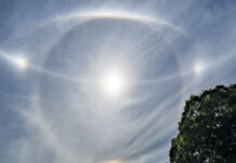 Bí ẩn quầng sáng cực hiếm xuất hiện trên bầu trời