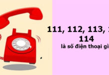 Những số điện thoại khẩn cấp nên thuộc