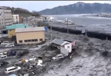 Sức tàn phá của sóng thần khi ập vào bờ khác với sóng do bão thế nào?