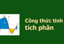 Công thức tính tích phân cơ bản, từng phần, lượng giác, xác định và mở rộng