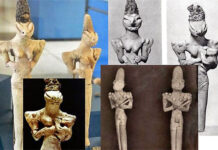 Bí ẩn ngàn năm tượng người thằn lằn với gương mặt “dị dạng”