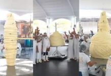 Mexico lập kỷ lục với viên phô mai sợi lớn nhất thế giới