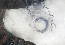 Bí ẩn những vòng băng trên hồ Baikal