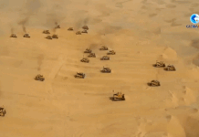 Xem cách Trung Quốc xây xa lộ hơn 150km xuyên sa mạc bất chấp bão cát