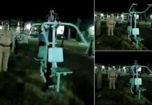 Đi tuần ban đêm, cảnh sát Ấn Độ dựng tóc gáy vì chứng kiến…”ma tập thể dục”?