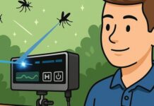 Chiếc máy này diệt muỗi bằng laser: ‘Hạ’ liền một phát 30 con / giây, giá 13 triệu Đồng