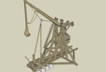 Video: Cận cảnh sức công phá của máy bắn đá thế kỷ 12