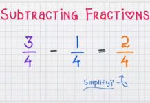 Cách Thực Hiện Phép Trừ Phân Số