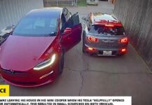 Hy hữu khoảnh khắc xe Tesla đánh ghen với vợ ba của chủ!