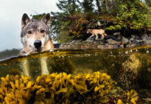 Loài sói biển chuyên ăn cá hồi và có thể bơi lội ngoài đại dương nhiều giờ liền ở Canada